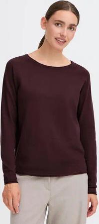 OXMO Strickpullover OXKeana Modischer Feinstrickpullover