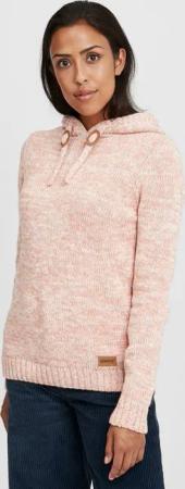 OXMO Strickpullover OXPhilla Strickpulli mit Kapuze