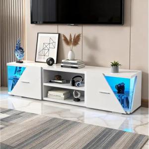 oyajia Lowboard LED TV-Schrank (mit LED-Beleuchtung, stehend Lowboard, 150cm), für Fernseher bis 55 Zoll