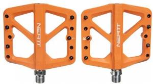 Paar Neatt Composite 5-Pin Orange Flat Pedale