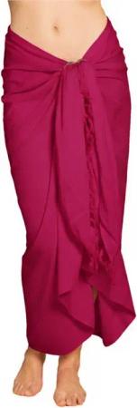 PANASIAM Sarong Pareo einfarbig in 2 Größen als Strandtuch Strandkleid Strandrock, Viskose, oder Bikini Cover-up Tuch für den Strand Schultertuch Schal Halstuch