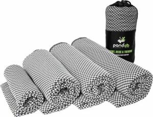 pandoo Reisehandtuch Reisehandtuch mit Bambus Aktivkohlefasern
