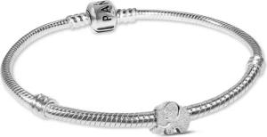 Pandora 21504 Damenarmband Silber Geschenkset mit Mini Elefant matt