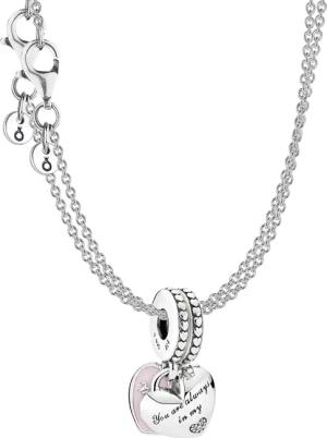 Pandora 28504 Damen-Kette Mutter & Tochter Herz Geschenkset Muttertag