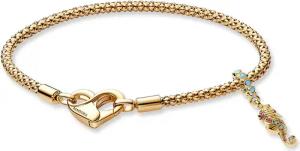 Pandora 28910 Damen-Armband Geschenkset Seepferdchen Goldfarben