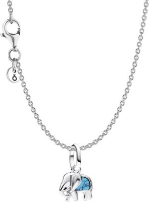 Pandora 28914 Damen-Halskette Silber Geschenkset Türkisfarbener Elefant