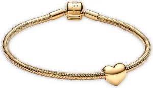 Pandora Charm-Armband Geschenkset Damen-Be LoveGoldfarben