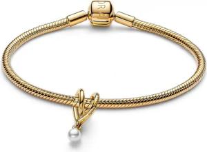 Pandora Charm-Armband Starter-Set DamenGoldfarben Gewickeltes