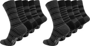 Paolo Renzo Businesssocken (10-Paar) Atmungsaktive Herren Business Socken aus hochwertiger Baumwolle