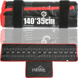 Paradox Fishing Angelkescher Raubfisch Abhakmatte (wasserabweisend, mit Maßband), 140*35cm leicht zu reinigen und schnell trocken