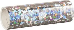Party Marty Luftschlange Luftschlangen 'Holografisch' 4m / 1 Rolle, Silber