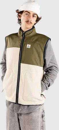Passenger Offgrid Recycled Sherpa Fleece Weste  khaki