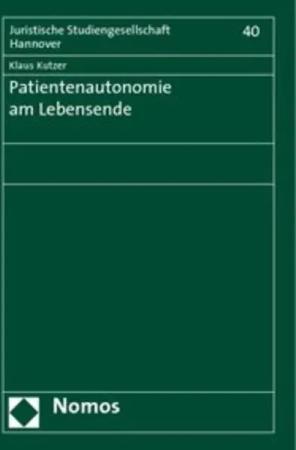 Patientenautonomie am Lebensende