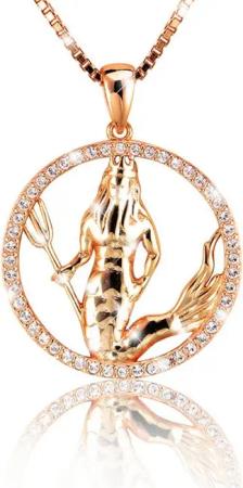 PAVELS Kette mit Anhänger Wassermann, Elegante Sternzeichenkette für den Wassermann