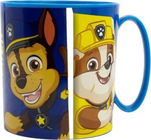 PAW PATROL Becher - Mikrowellengeeigneter Kunststoffbecher 390 ml – für Kinder, 1-tlg., ideal für Kinder, perfekt für unterwegs