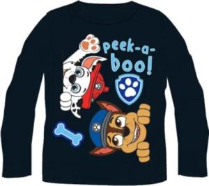 PAW PATROL T-Shirt Paw Patrol Langarm-T-Shirt für Jungen - "peek-a-bool", 100% Baumwolle