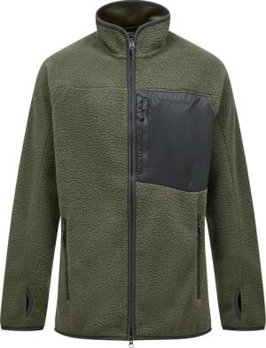 Peak Performance - Pile Zip Fleecejacke Herren pine needle