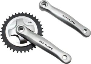 Pedalier city kurbeln alu plateau chaîne P2R 36D.