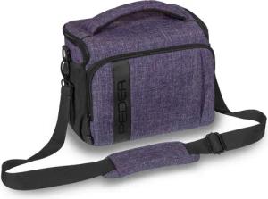PEDEA Kameratasche FASHION XL Fototasche gepolstert, mit Gurt und Zubehörfächer, Größe XL / Regenschutz, Schultergurt, Zubehörfächer