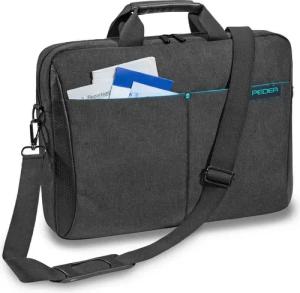 PEDEA Laptoptasche LIFESTYLE Notebooktasche mit Schultergurt 15,6 / 17,3 Zoll, dicke Polsterung, wasserabweisenden Materialien
