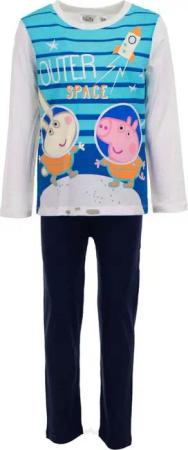 Peppa Pig Pyjama Peppa Pig Schlafanzug aus Baumwolle Nachtanzug Pyjama für Kinder