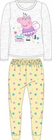 Peppa Pig Pyjama Pyjama für Mädchen Peppa Pig, "shine like the Stars", Gr. 92-116 (Set, 2 tlg)