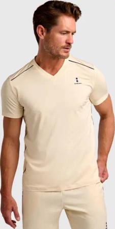 Performance Tennis/Padel T-Shirt Herren Yellow Breeze