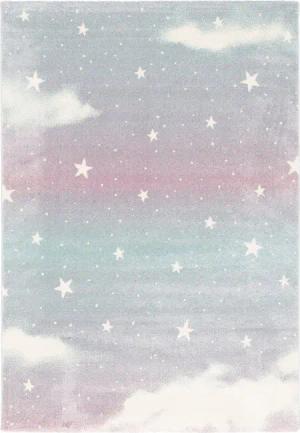 Pergamon Kinderteppich Kinder Teppich Maui Kids Wolkenhimmel, Rechteckig, Höhe: 13 mm