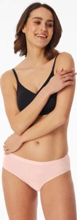 Periodenslips 2er-Pack Jersey recycelt schwarz/rosé- Secret Care 34/36