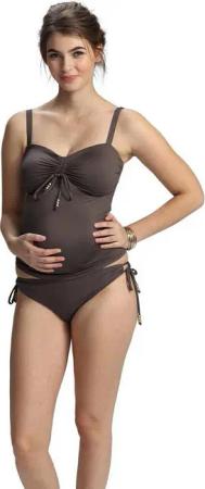 petit amour Umstands-Tankini Umstandsbademode CAMERON_bronzé maternity swimwear Bademode schwanger Design made in Hamburg, stylish &bequem, mitwachsend