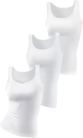 PETITE FLEUR Achselhemd Damen weiß Gr.42