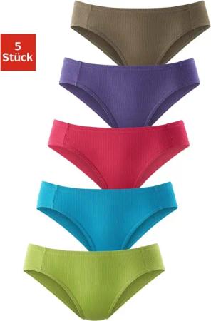 PETITE FLEUR Bikinislip Damen grün, türkis, pink, lila, olivgrün Gr.40