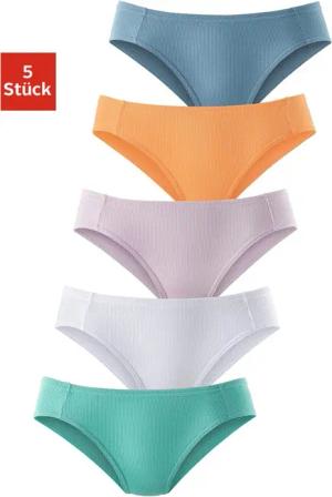 PETITE FLEUR Bikinislip Damen mint, weiß, flieder, apricot, hellblau Gr.44