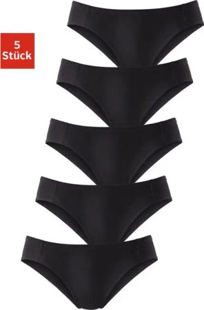 PETITE FLEUR Bikinislip Damen schwarz Gr.46