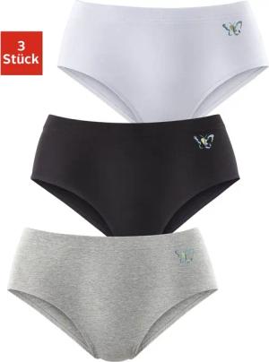 PETITE FLEUR Formslip Damen grau-meliert, weiß, schwarz Gr.36/38