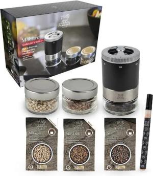 PEUGEOT Salz-/Pfeffermühle Geschenkset MAESTRO 11cm Mattschwarz 3 Manuell