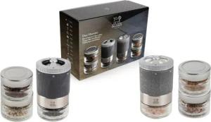 PEUGEOT Salz-/Pfeffermühle Geschenkset MAESTRO DUO 11cm Wechsel Gewürzgläser Manuell