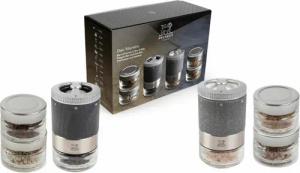 PEUGEOT Salz-/Pfeffermühle Geschenkset MAESTRO DUO 11cm Wechsel Gewürzgläser Manuell