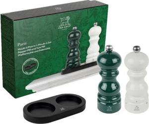 PEUGEOT Salz-/Pfeffermühle Geschenkset PARIS 15cm Pfeffermühle Waldgrü Manuell