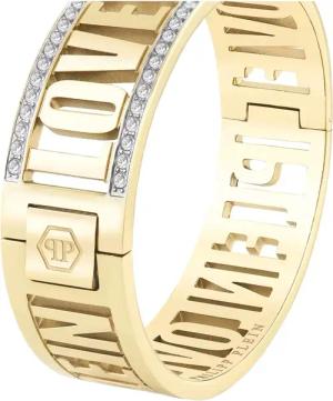 Philipp Plein Armband - Armbänder Love Verziert - Gr. L - in Gold - für Damen