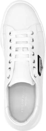 Philipp Plein Low-Top Sneaker - Sneaker Iconic Plein - Gr. 39 (EU) - in Weiß - für Damen