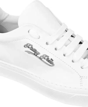 Philipp Plein Low-Top Sneaker - Sneaker Signature - Gr. 38 (EU) - in Weiß - für Damen