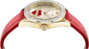 Philipp Plein Uhr - Quarz-Analoguhr Plein Valentine - Gr. unisize - in Rot - für Damen