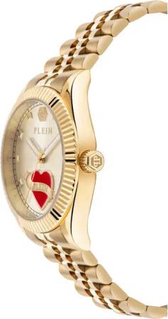 Philipp Plein Uhr - Quarzuhr Mit 3 Zeigern Rock Couture - Gr. unisize - in Gold - für Damen