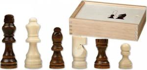 Philos Spiel, Schachfiguren - Otto I - KH 76 mm - Birke