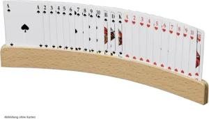 Philos Spiel, Spielkartenhalter aus Holz - 330 x 35 mm