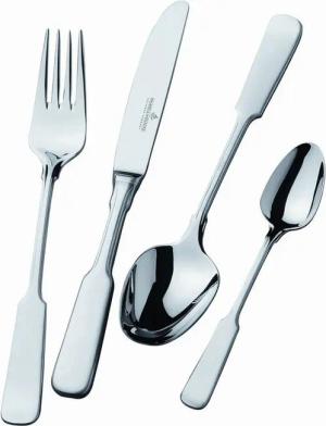 Picard & Wielpütz Solingen Besteck-Set Besteckset SPATEN mit Massivmessern von Picard & Wielpütz (30-tlg), Chromnickelstahl 18/10