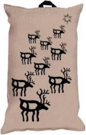 Pikkupuoti Oy Saunakopfstütze Pikkupuoti Oy Saunakissen Rentier Leinen finnisches Sauna Kissen