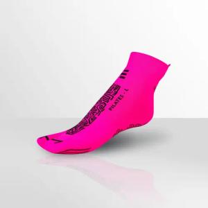 Pilates 1Finger-Socken Fuchsia. Ideal für Pilates, Yoga und Fitnessstudio