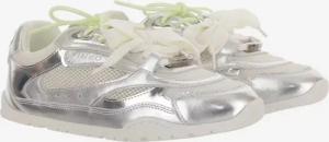 Pinko Low-Top Sneaker - Metallic Leather Blend Sneakers - Gr. 37 (EU) - in Weiß - für Damen